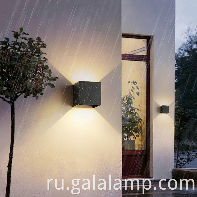 Современный скандинавский водонепроницаемый светодиодный светодиодный настенный свет